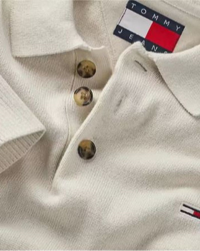 pull TOMMY JEANS Ecru