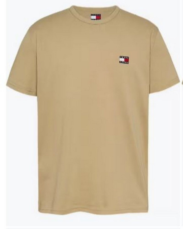 T-shirt à badge Tommy TOMMY HILFIGER BEIGE