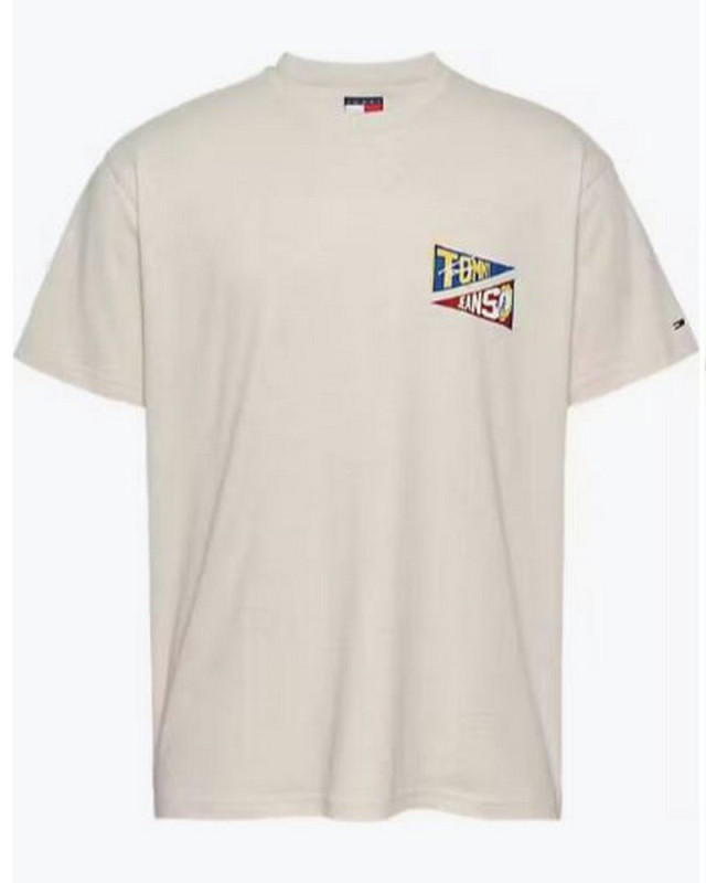 tee shirt TOMMY JEANS Beige