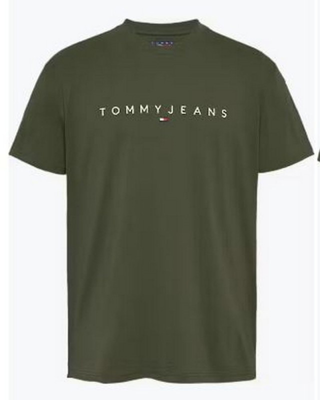 tee shirt TOMMY JEANS Kaki