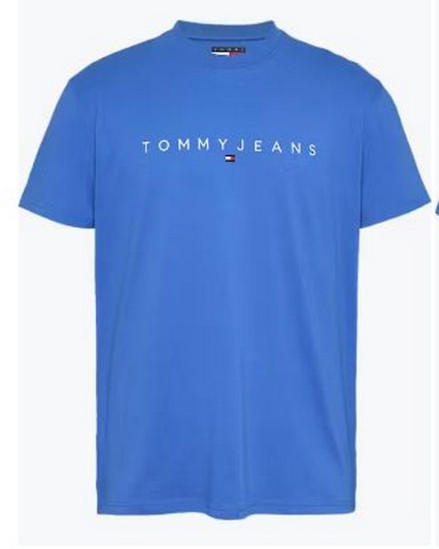 tee shirt TOMMY JEANS bleu