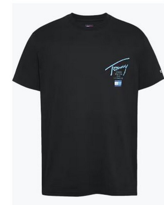 tee shirt TOMMY JEANS Noir