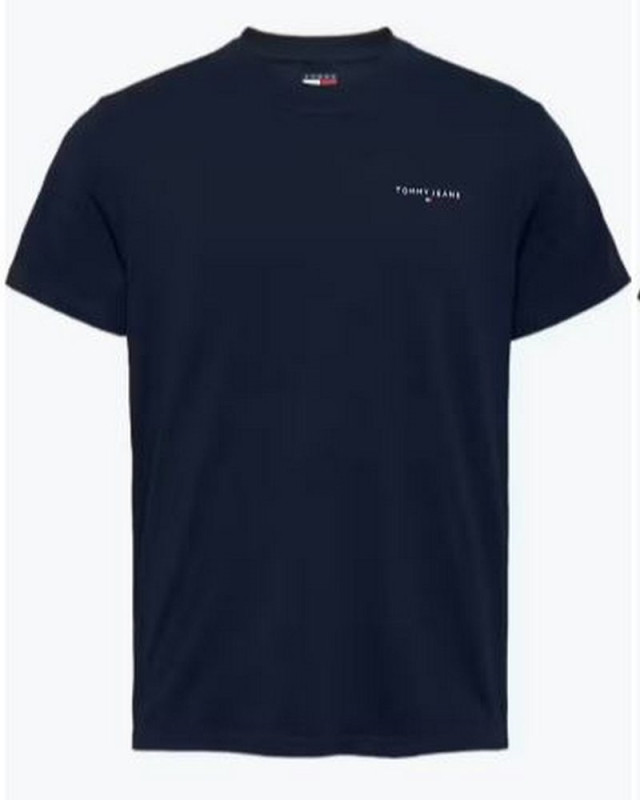 Tee Shirt Slim Linear Chest TOMMY JEANS Marine