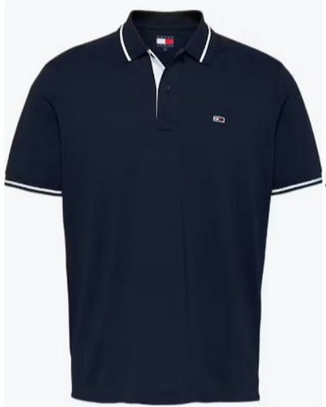 Polo à manches courtes et logo TOMMY HILFIGER Marine