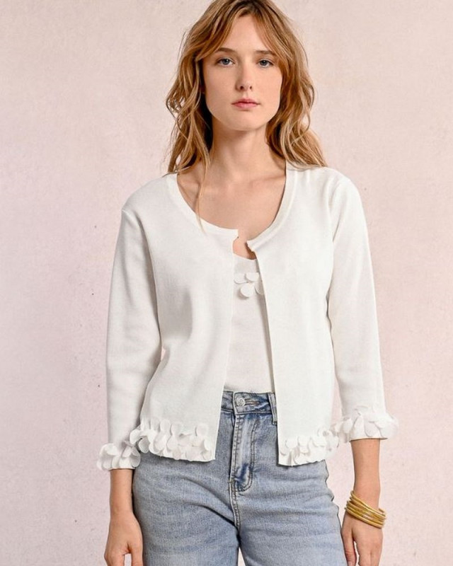 Gilet MOLLY BRACKEN Blanc