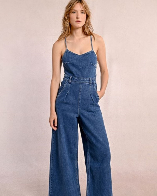 Combinaison en Denim MOLLY BRACKEN bleudenim