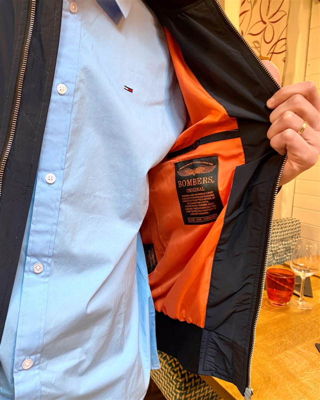 Bombers Blouson court marine