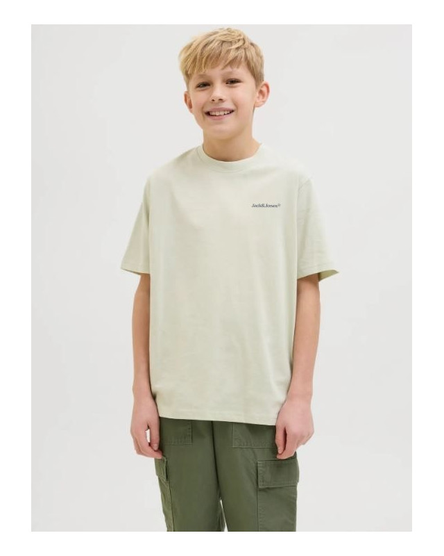 T-shirt JACK & JONES JUNIOR celadon tint