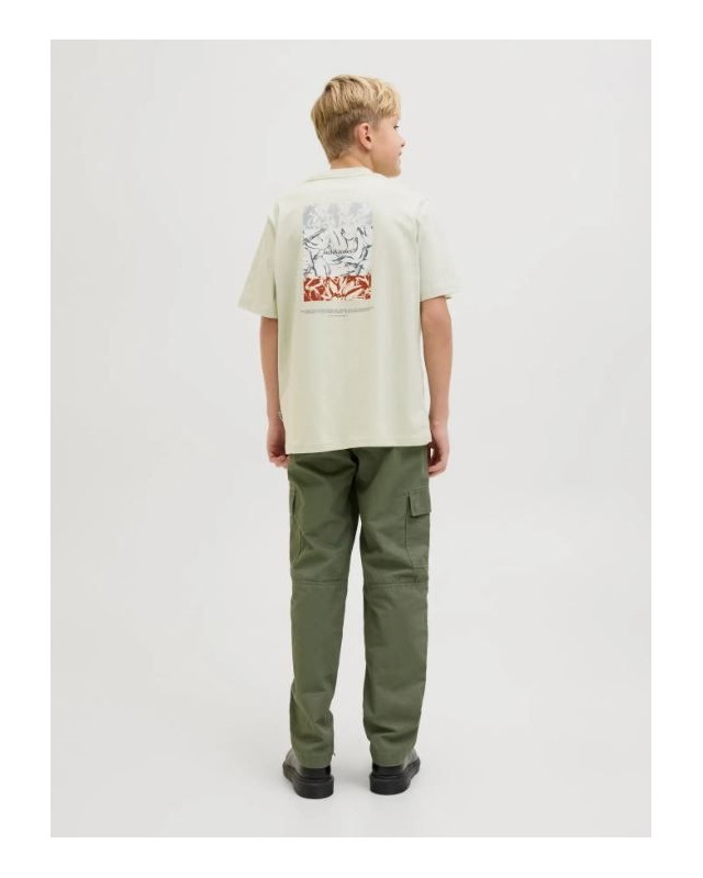T-shirt JACK & JONES JUNIOR celadon tint