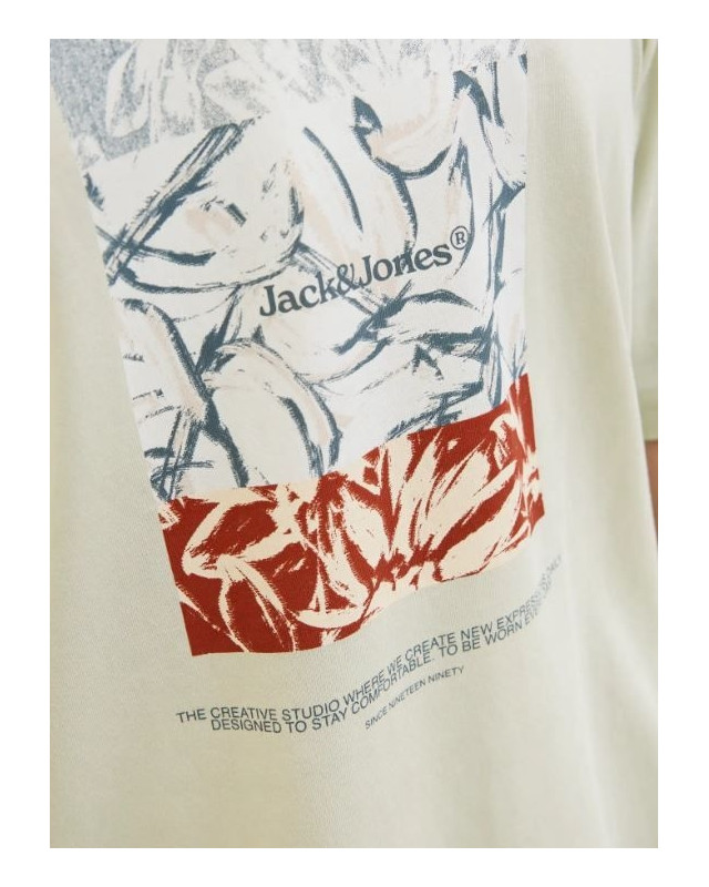 T-shirt JACK & JONES JUNIOR celadon tint
