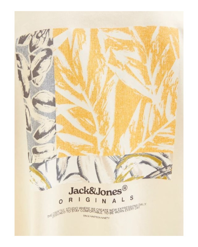 T-shirt JACK & JONES JUNIOR antique white