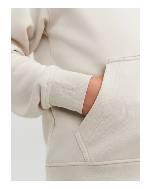 Sweat à capuche JACK & JONES JUNIOR Ecru
