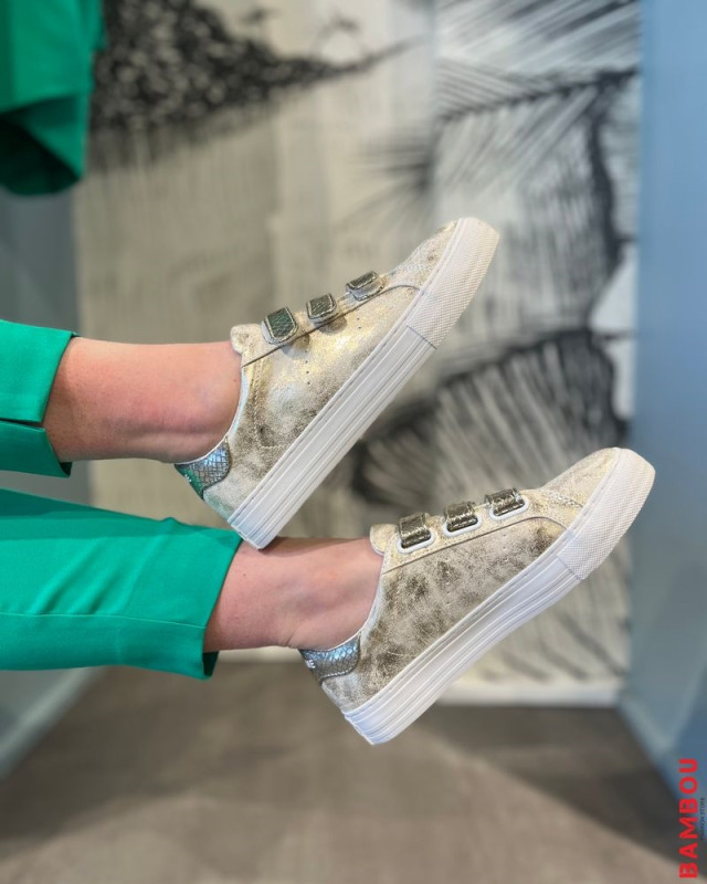 Baskets Arcade NO NAME Amande doré