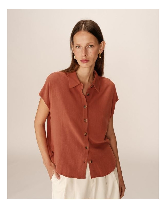 Chemise Perez GRACE&MILA Terracotta