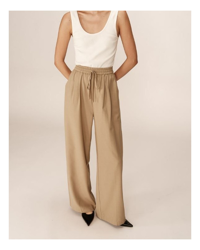 Pantalon tailleur GRACE & MILA Beige