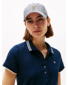 Casquette 5 panneaux en lin TOMMY HILFIGER space blue