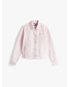 Veste en denim teinte en pièce TOMMY HILFIGER ROSE