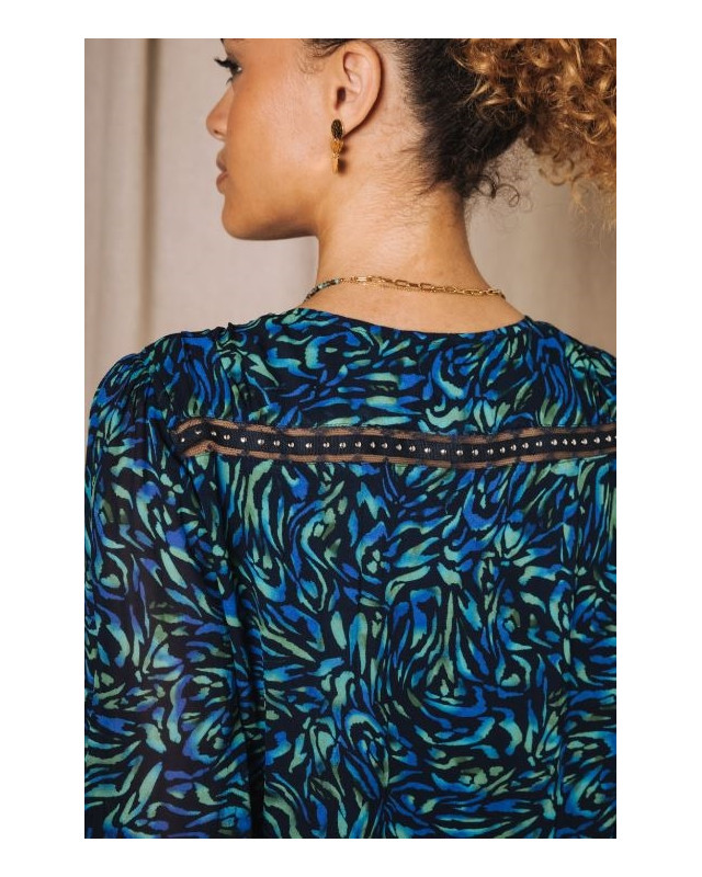 Robe à motif Juna Tropical Night FREEMAN Multicolore