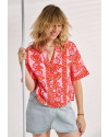 CHEMISE-LAURE+MAX rouge