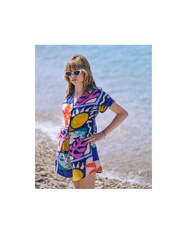 Chemise LAURE+ MAX BLEU