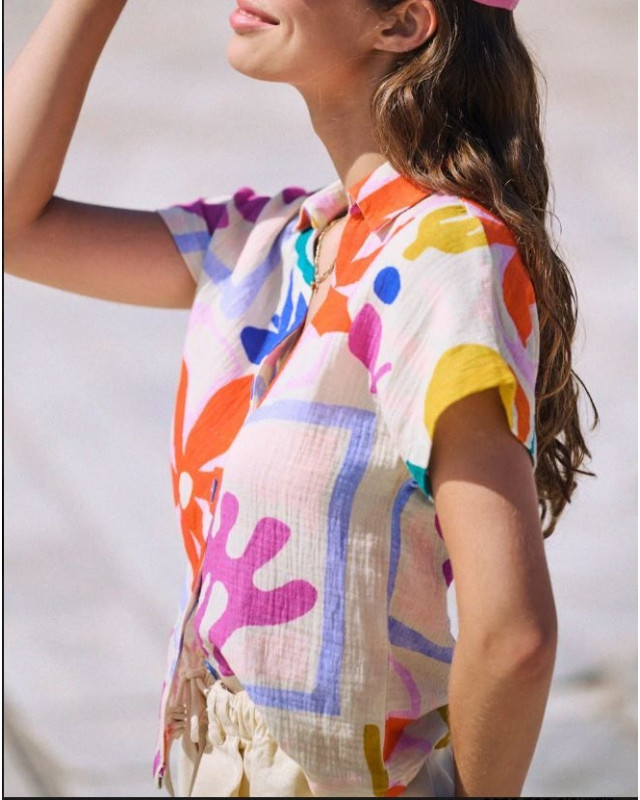 Chemise LAURE+ MAX ecru