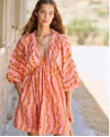 Robe courte LAURE+MAX ORANGE