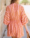 Robe courte LAURE+MAX ORANGE