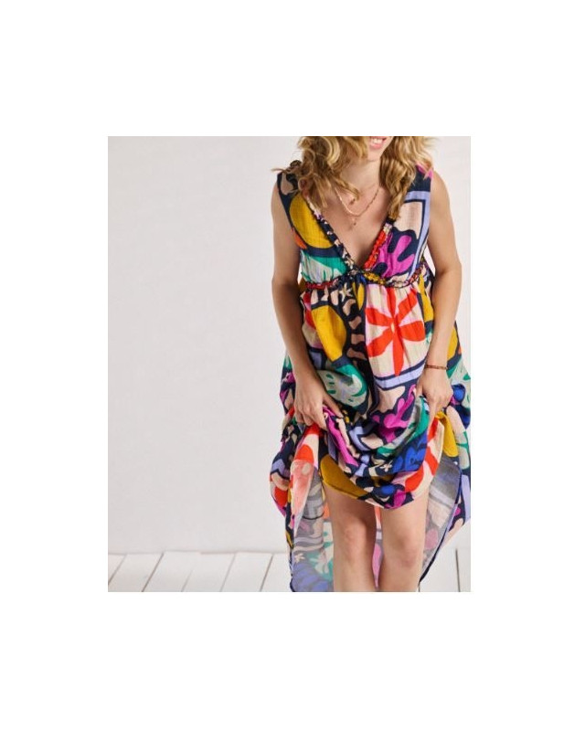 Robe Longue LAURE+MAX BLEU