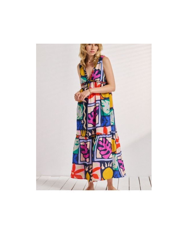 Robe Longue LAURE+MAX BLEU