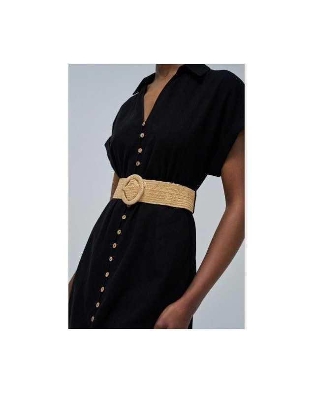 SALSA Robe Longue Noir medium light