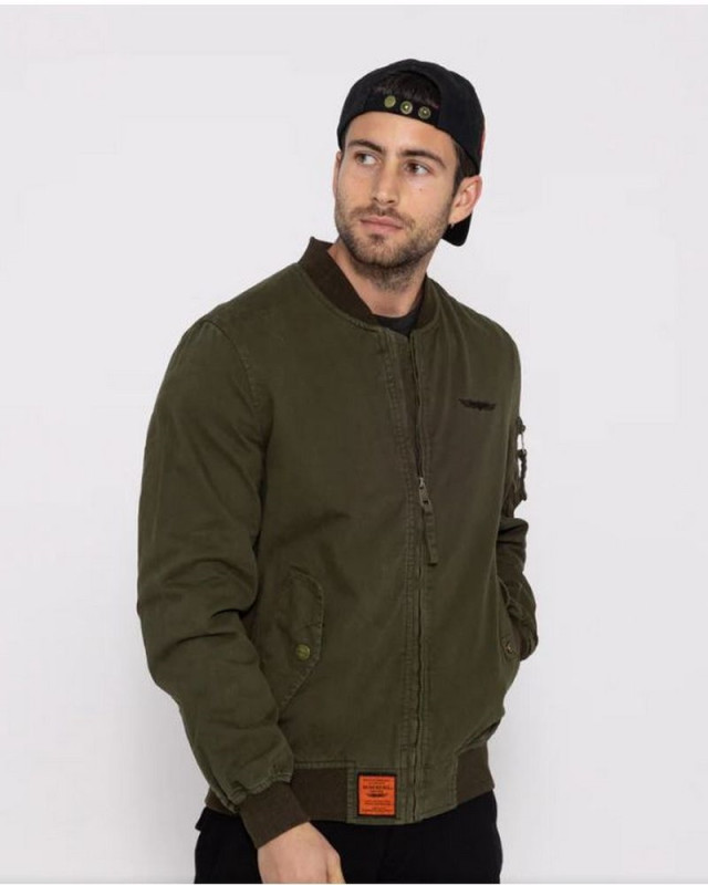 BOMBERS Blouson court Kaki