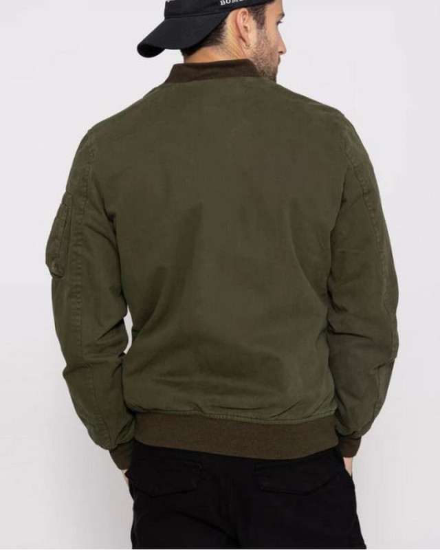 BOMBERS Blouson court Kaki