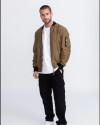 Bombers Blouson court camel