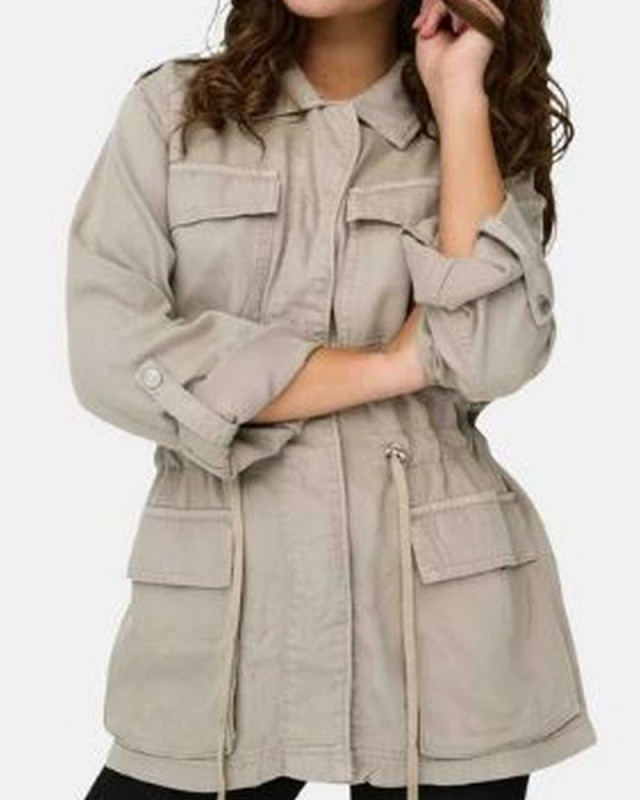 Veste Saharienne ONLY Ecru