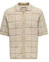 Polo manche courte ONLY&SONS Beige
