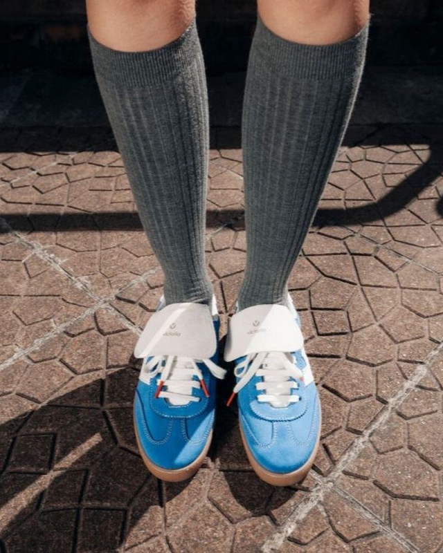 BASKET RETRO VICTORIA bleu