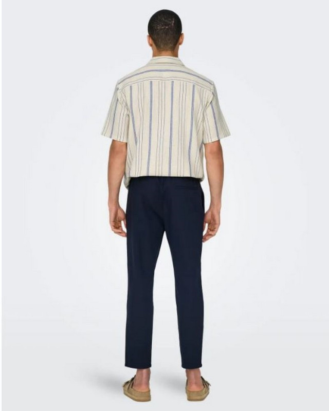 Pantalon en Lin ONLY&SONS Marine