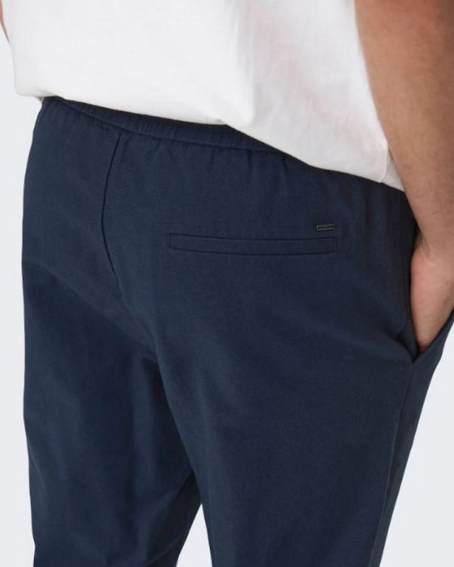 Pantalon en Lin ONLY&SONS Marine
