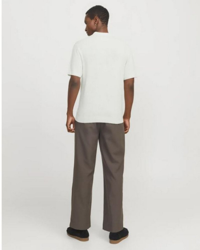 Polo manche courte JACK AND JONES Ecru