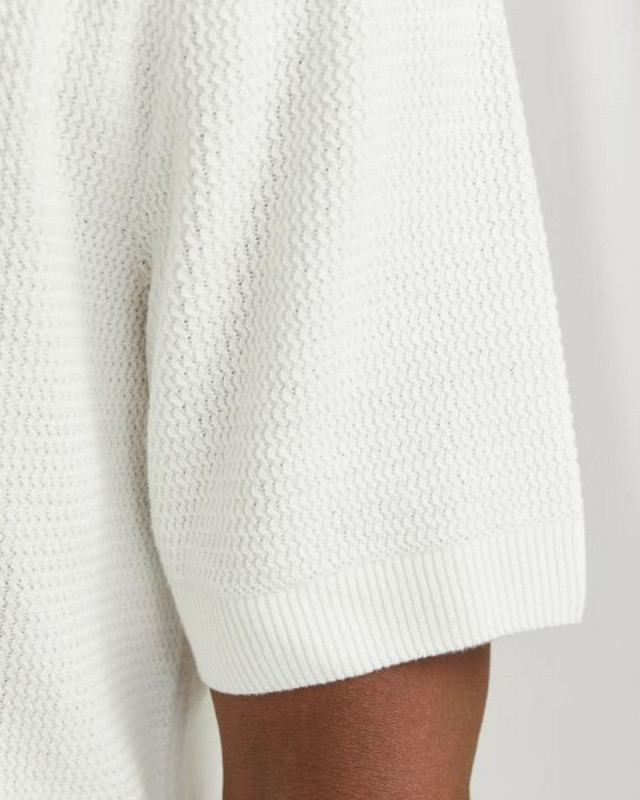 Polo manche courte JACK AND JONES Ecru