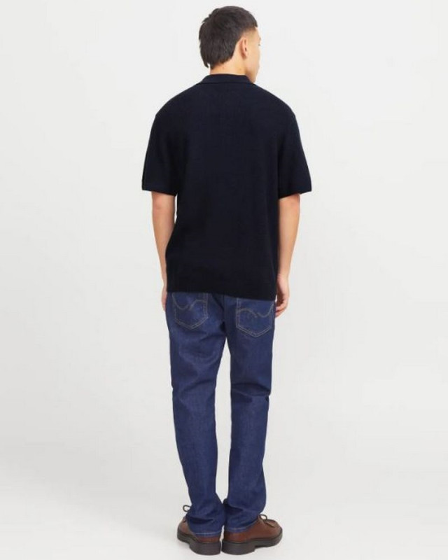 Polo manche courte JACK AND JONES Bleu marine