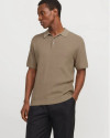 Polo manche courte JACK AND JONES taupe