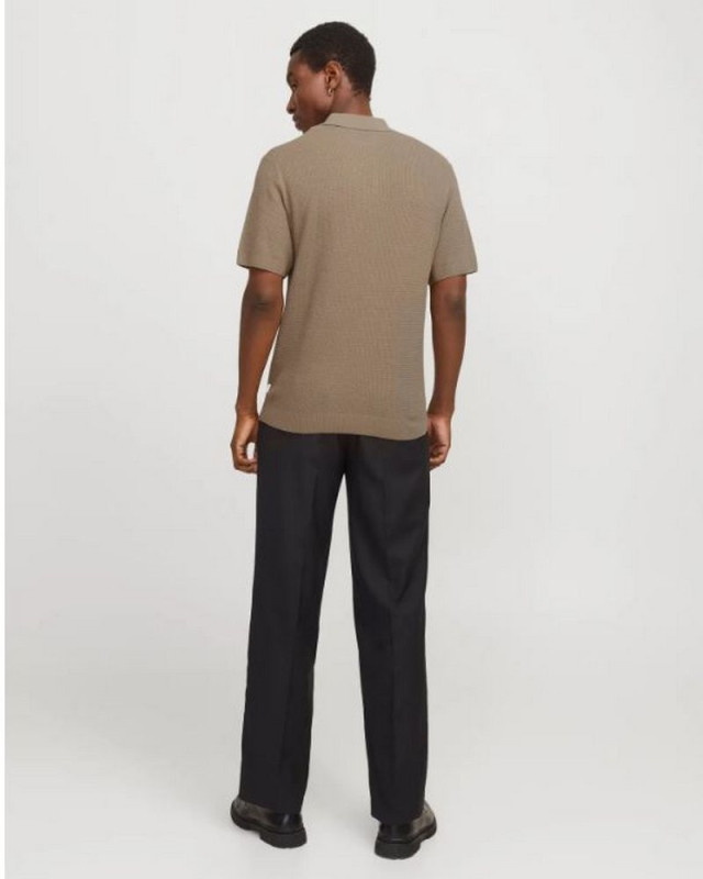 Polo manche courte JACK AND JONES taupe