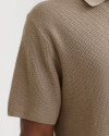 Polo manche courte JACK AND JONES taupe