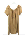 Robe courte WILLOW Camel
