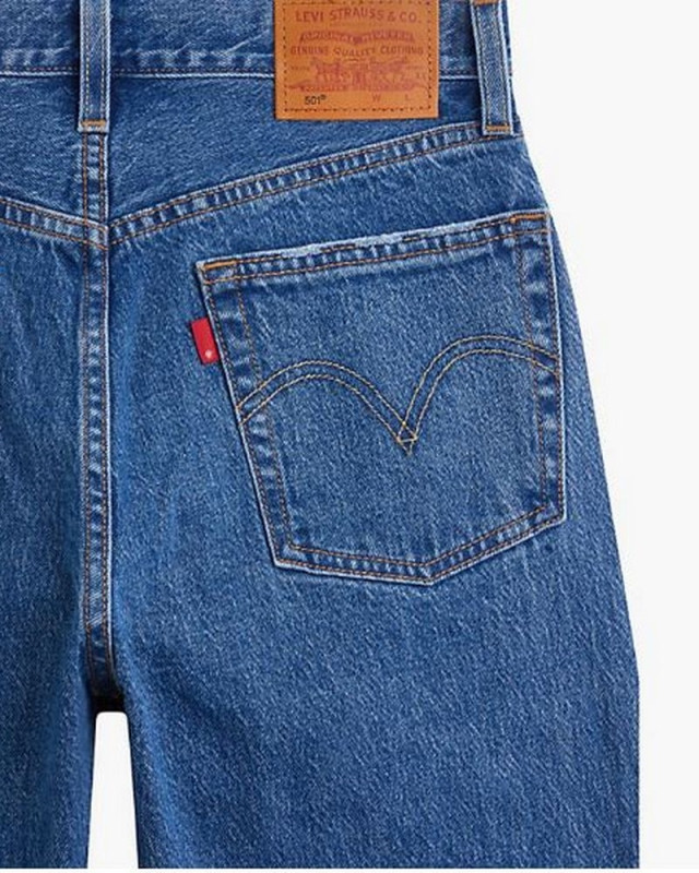 Jean droit crop 501 LEVIS Denim