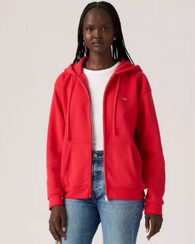 Sweat caupche LEVIS Rouge