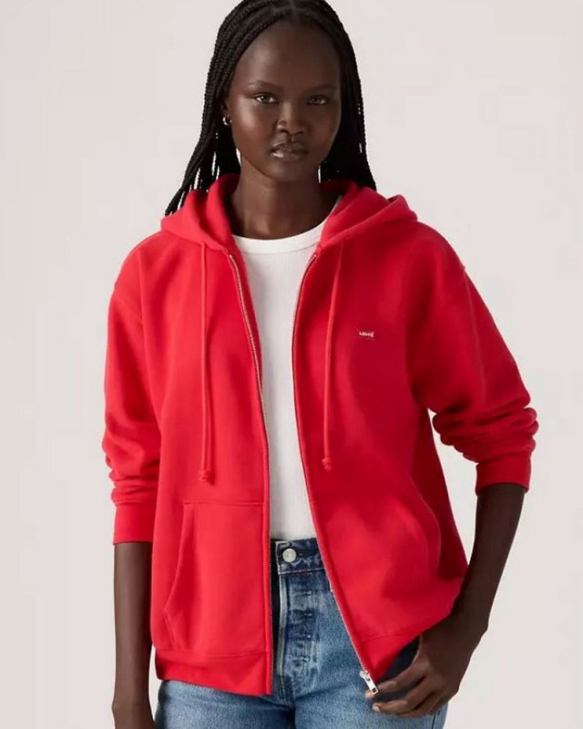 Sweat caupche LEVIS Rouge
