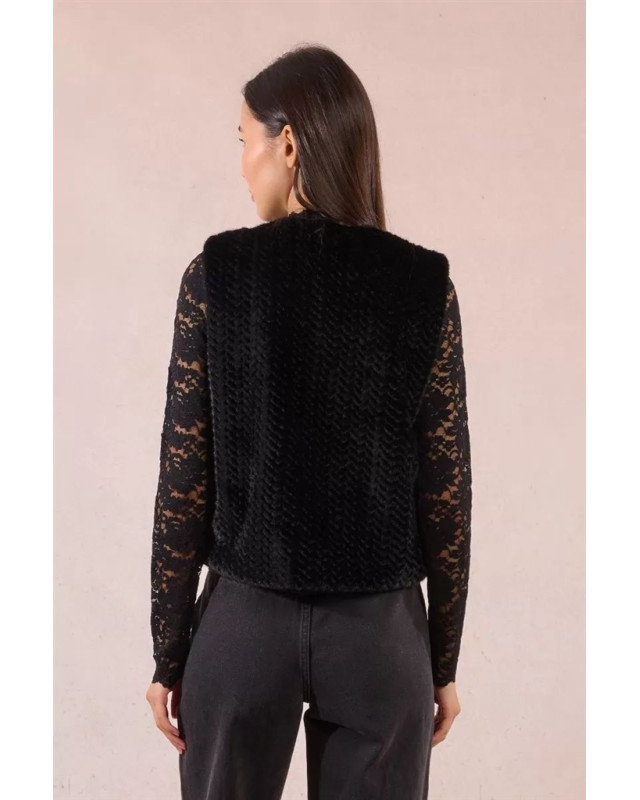 Gilet sans manche MOLLY BRACKEN Noir