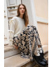 Jupe longue boheme imprimé MOLLY BRACKEN NOIR